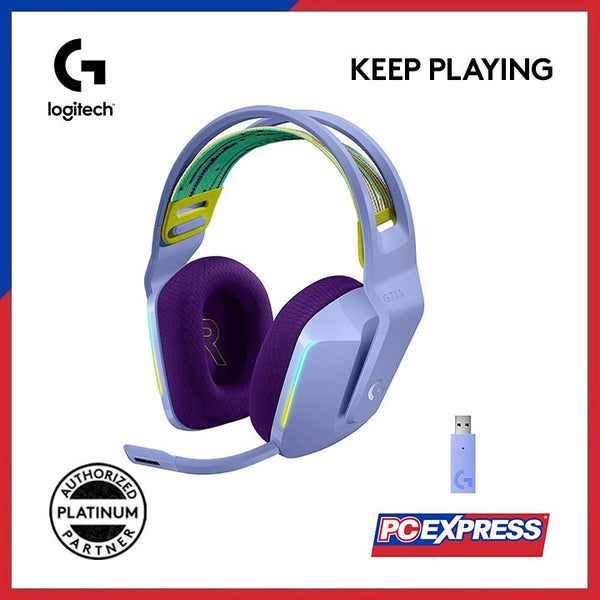 LOGITECH G733 Lightspeed RGB Wireless Gaming Headset (Lilac)