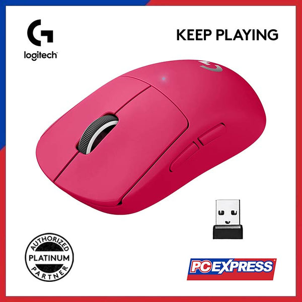 LOGITECH G PRO X SUPERLIGHT Wireless Gaming Mouse (Magenta)