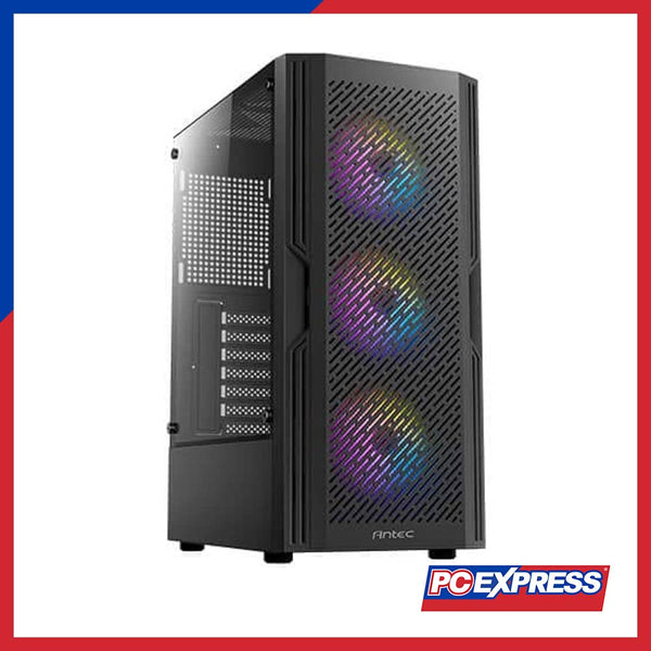 ANTEC AX20 Black RGB Tempered Glass Mid Tower Gaming Chassis (with FREE ANTEC GAMING MOUSE PAD) - PC Express