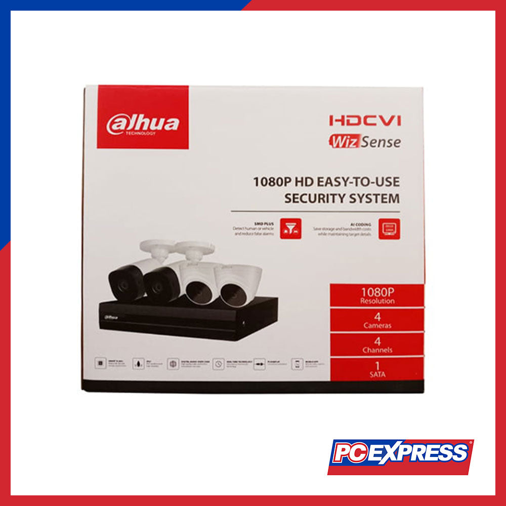 DAHUA DH-KIT (CVI2MP2B2T-I) 4-Channel HDCVI Surveillance Kit – PC Express