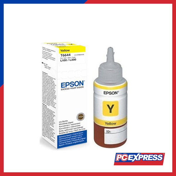 EPSON T6644 Yellow (FOR L100/L200) Ink Bottle - PC Express