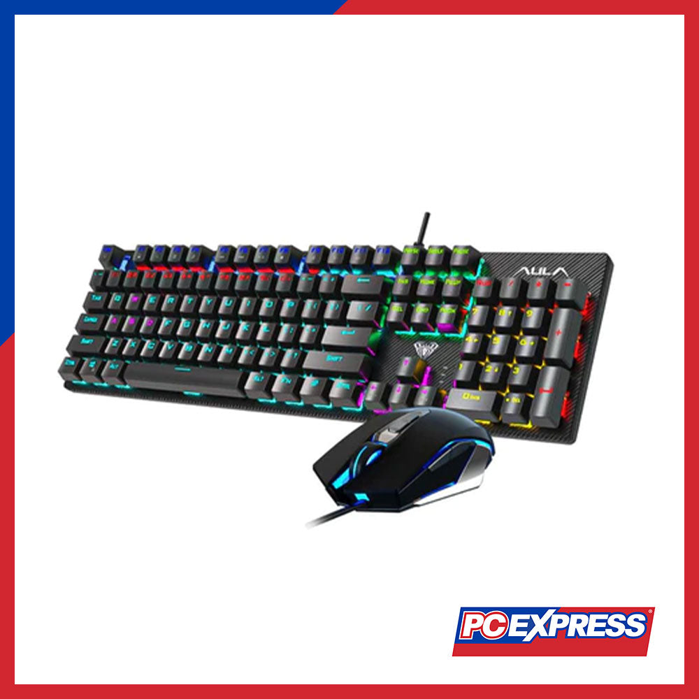 AULA WIND T640 MECHANICAL Keyboard and Mouse Combo - PC Express