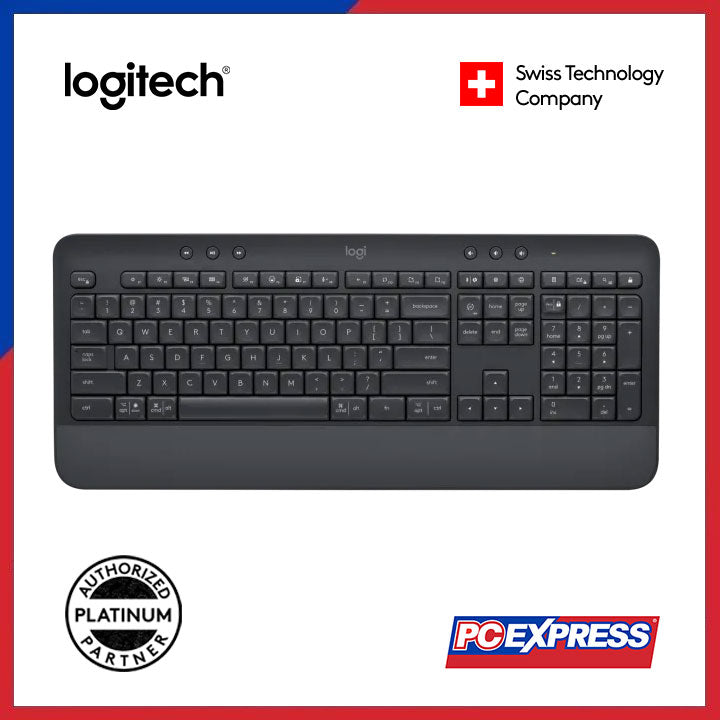 LOGITECH K650 SIGNATURE Multi-Device Wireless Keyboard (Graphite) - PC Express