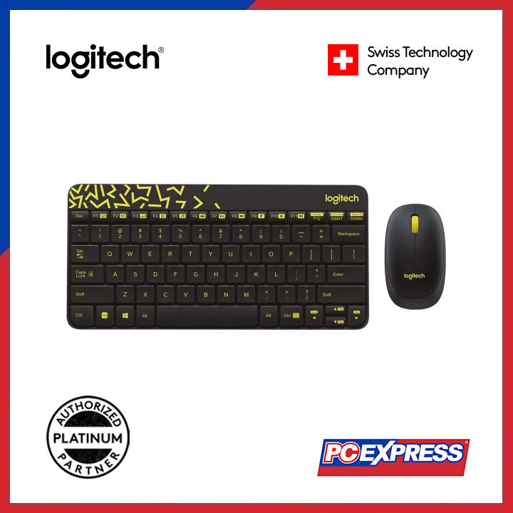 LOGITECH MK240 Wireless Keyboard and Mouse Combo (Black) - PC Express