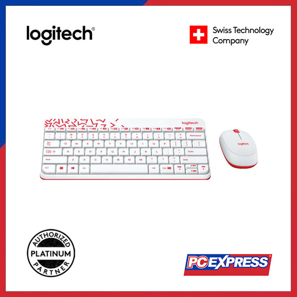LOGITECH MK240 Wireless Keyboard and Mouse Combo (White)