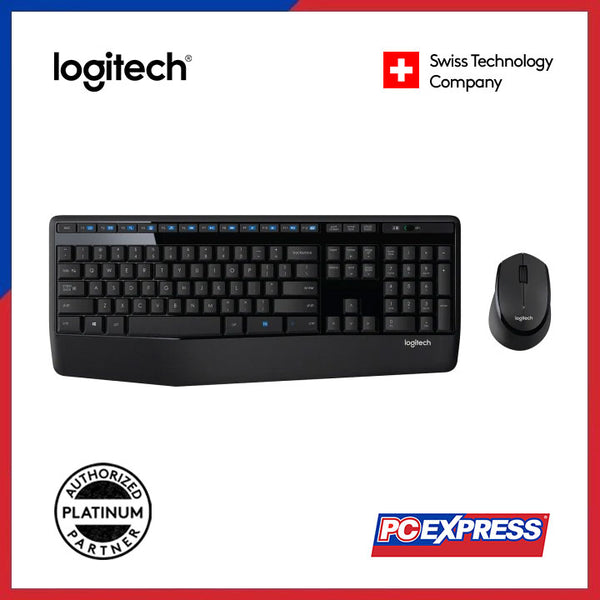 LOGITECH MK345 COMFORT Wireless Keyboard and Mouse Combo (Black) - PC Express