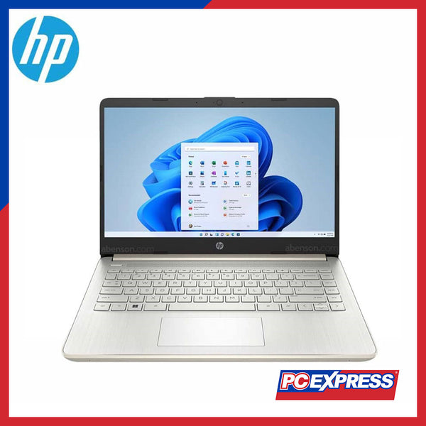 HP 14S-FQ1125AU (79J55PA) AMD Ryzen™ 3 Laptop (Pale Gold) - PC Express