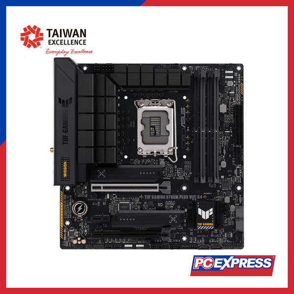 ASUS TUF B760M-PLUS GAMING WIFI D4 mATX Motherboard - PC Express