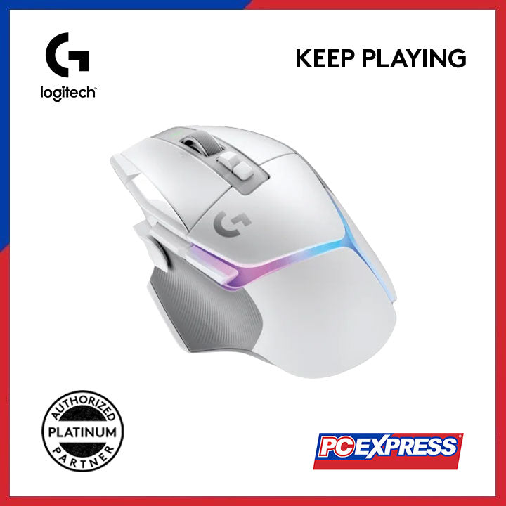 LOGITECH G502 X PLUS Gaming Mouse Wireless (White) - PC Express