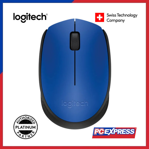 LOGITECH M171 Wireless Mouse (Blue) - PC Express