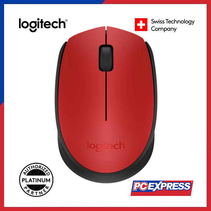 LOGITECH M171 Wireless Mouse (Red) - PC Express