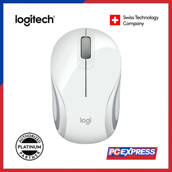 LOGITECH M187 MINI Wireless Mouse (White) - PC Express