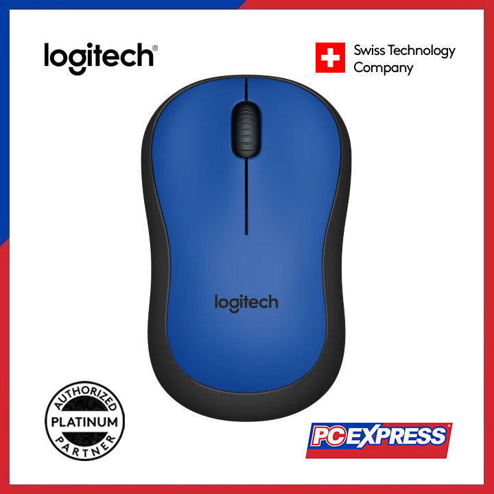 LOGITECH M221 SILENT Wireless Mouse (Blue) - PC Express