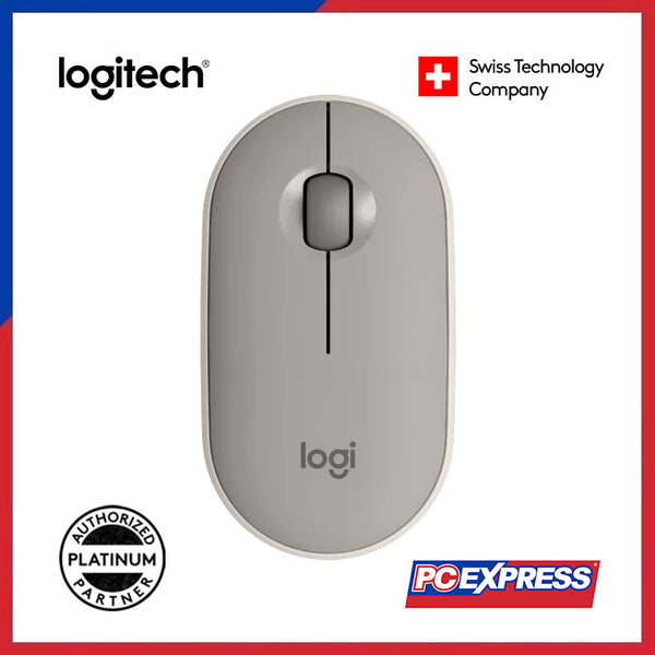 LOGITECH M350 PEBBLE Wireless Mouse (Sand)