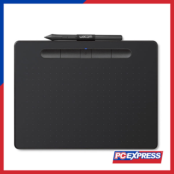 WACOM Intuos Medium without Bluetooth (CTL6100/K1-CX) Pen Tablet (Black) - PC Express