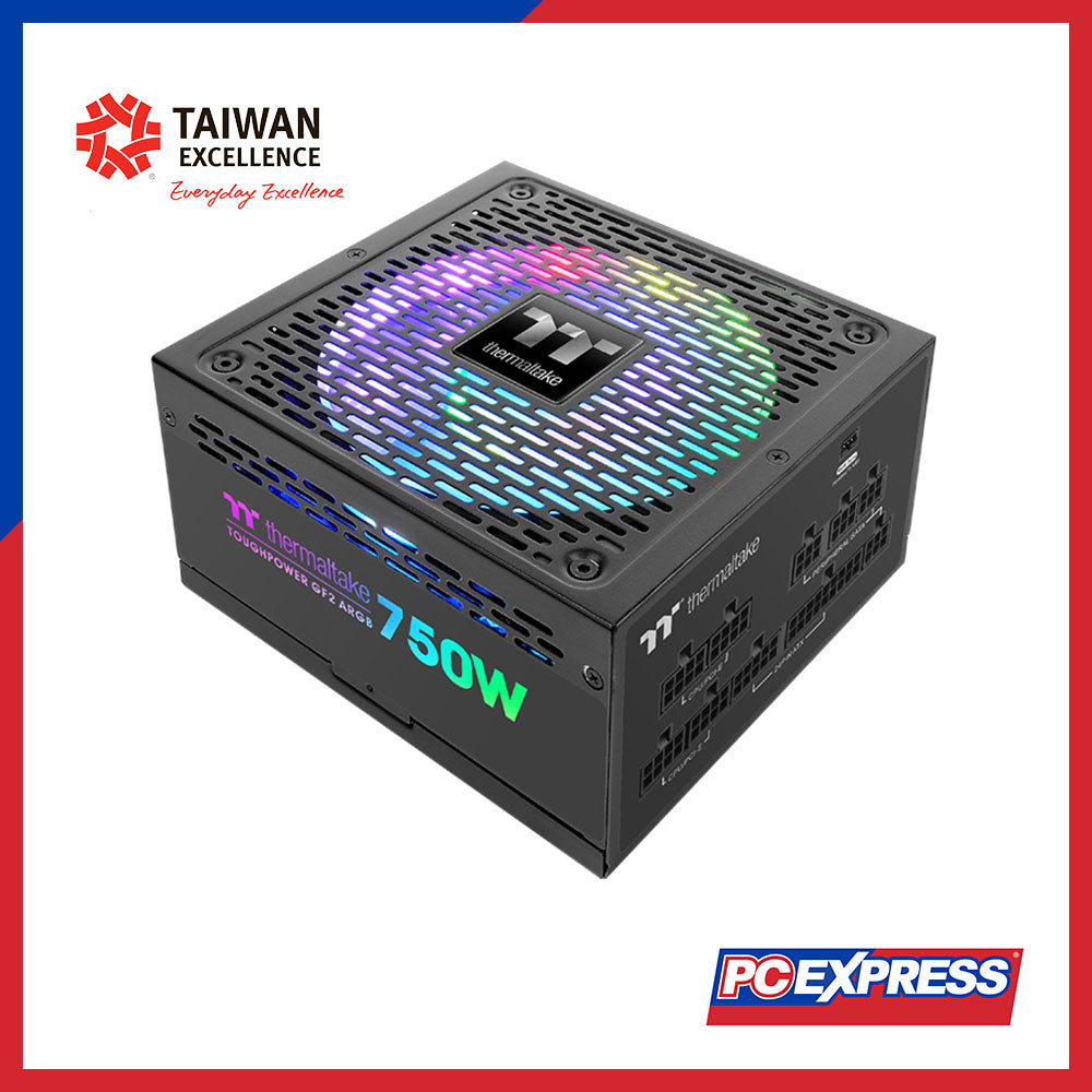 THERMALTAKE TOUGHPOWER GF2 750W 80+ Gold ARGB Modular Power Supply - PC Express