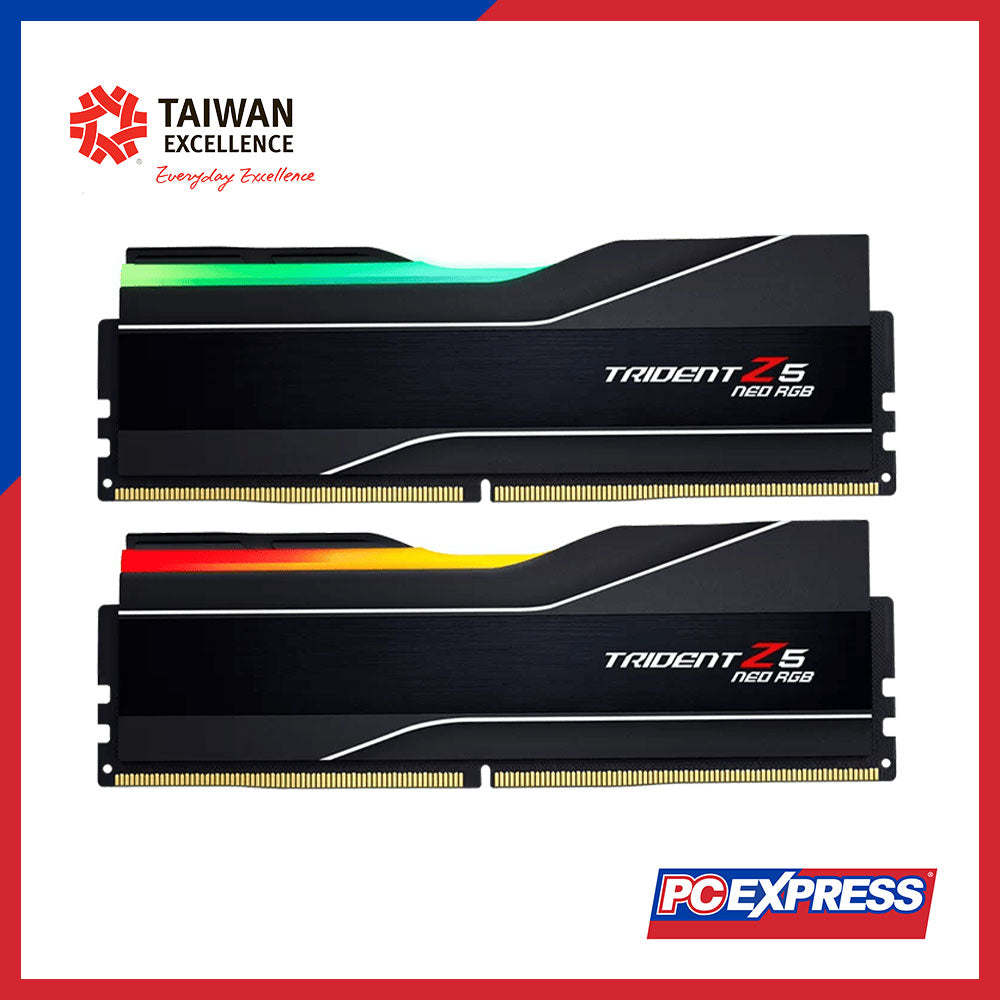 GSKILLS 32GB DDR5 6000MHZ TRIDENT Z5 NEO RG (F5-6000J3636F16GX2-TZ5NR) RAM - PC Express