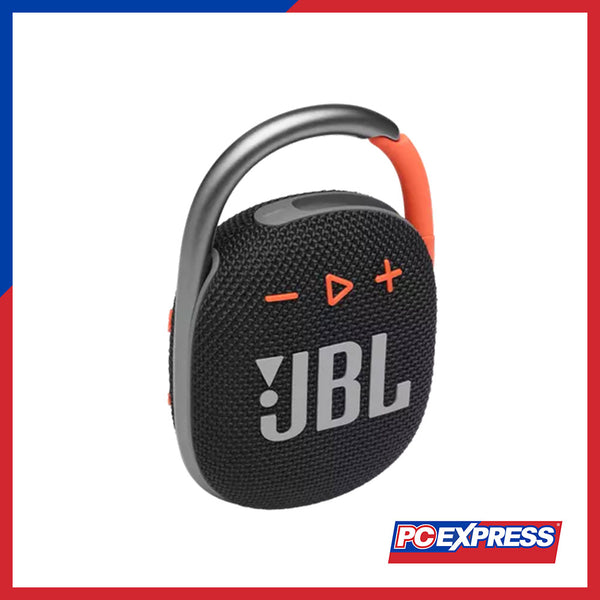 JBL CLIP 4 Ultra-portable Waterproof Bluetooth Speaker (Black Orange)