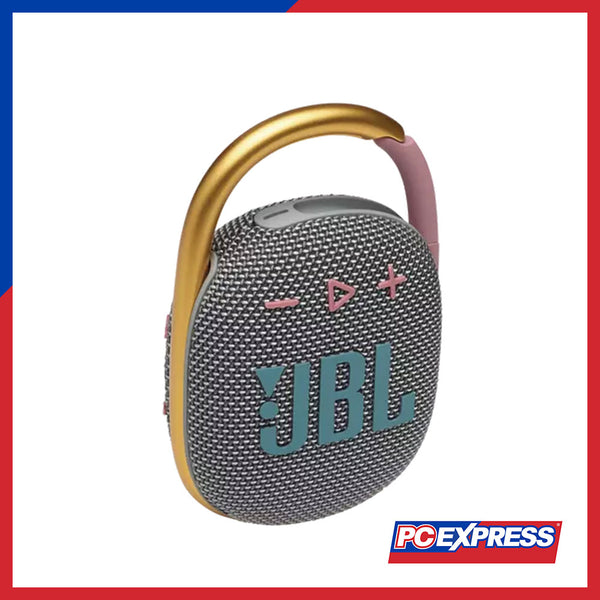 JBL CLIP 4 Ultra-portable Waterproof Bluetooth Speaker (Gray) - PC Express