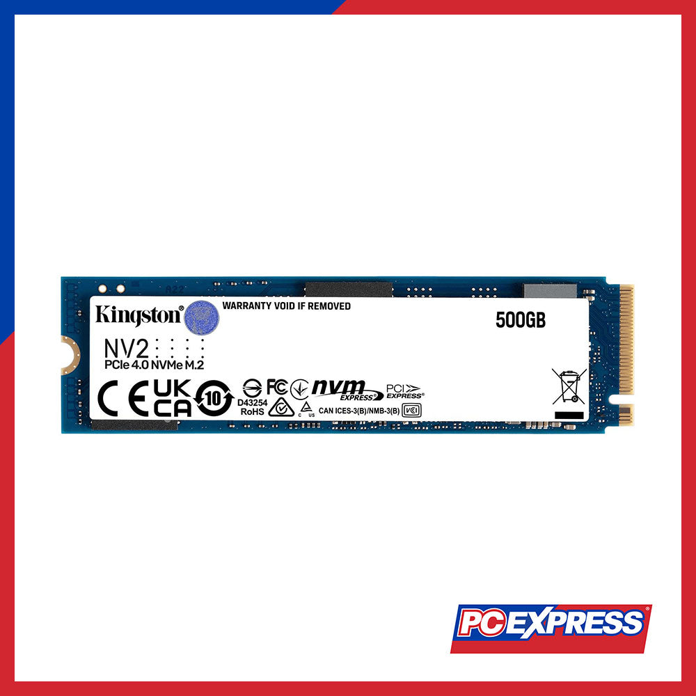KINGSTON 500GB NV2 PCIE NVME M.2 (SNV2S/500G) Solid State Drive - PC Express