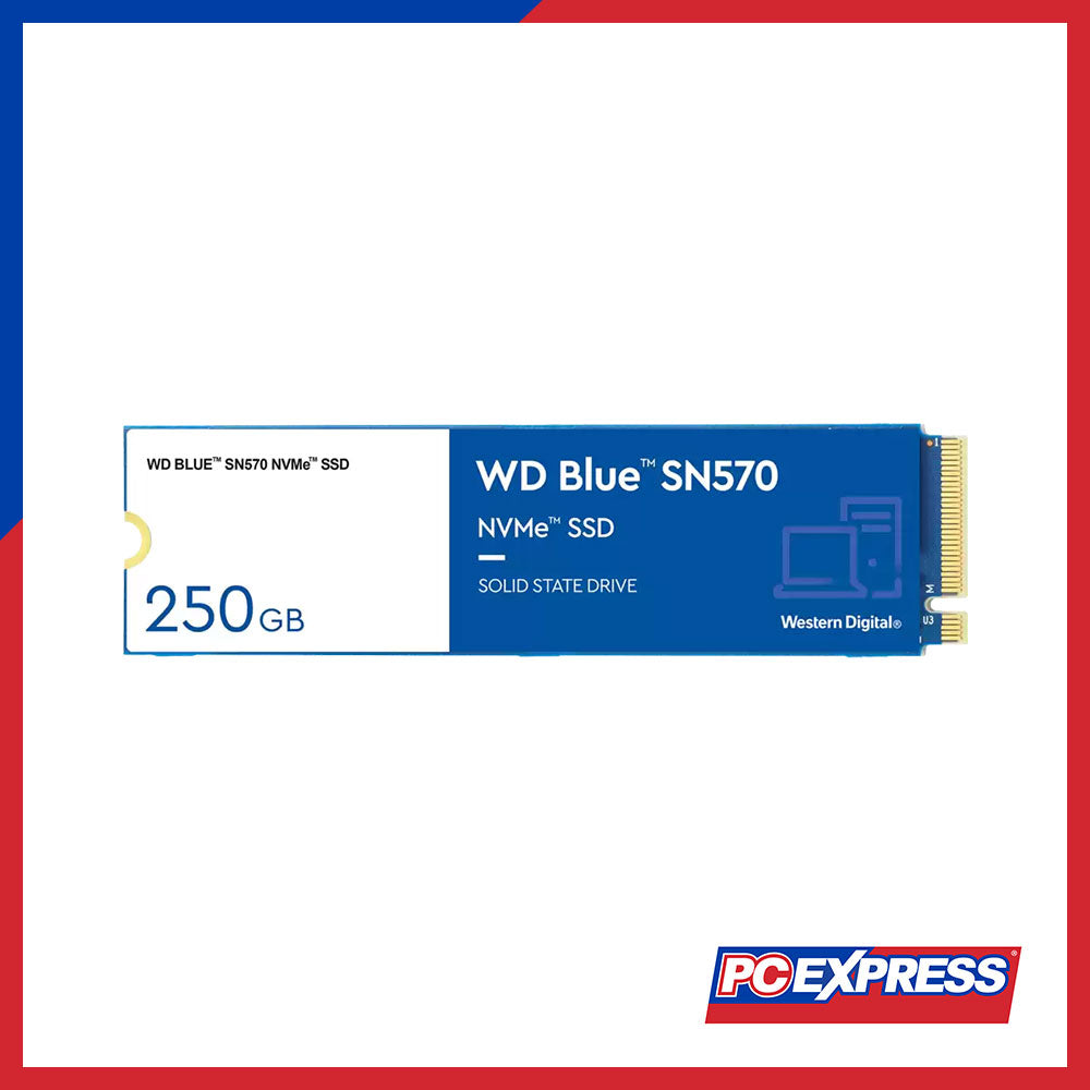 WESTERN DIGITAL 250GB BLUE SN570 NVME PCIE M.2 (WDS250G3B0C) Solid State Drive - PC Express