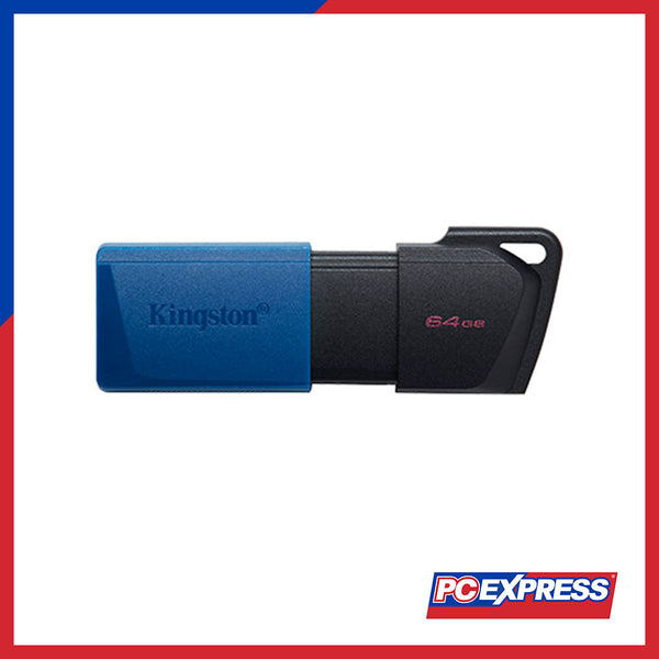 KINGSTON 64GB USB 3.2 G1 Data Traveler Exodia M Flash Drive (Blue) - PC Express