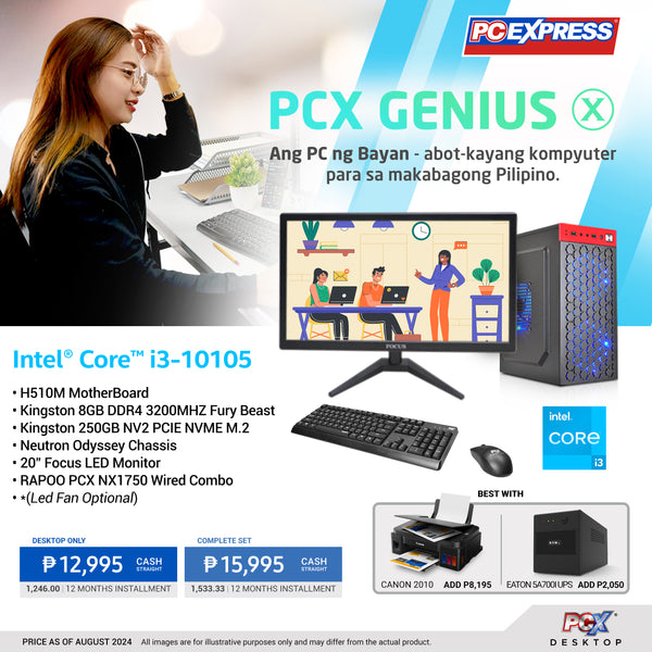 PCX LFH GENIUS (X) Intel® Core™ i3 Desktop Package