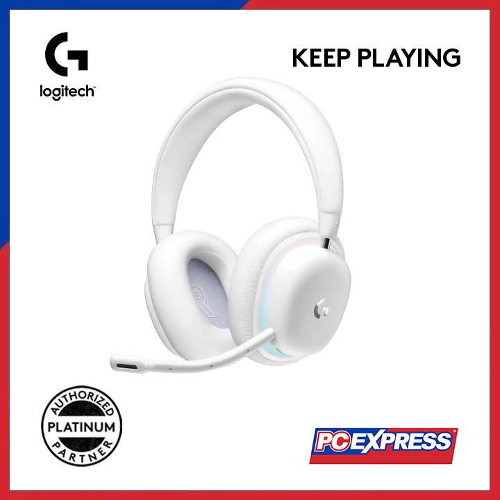 LOGITECH G735 LightSync RGB Wireless Gaming Headset (White) - PC Express