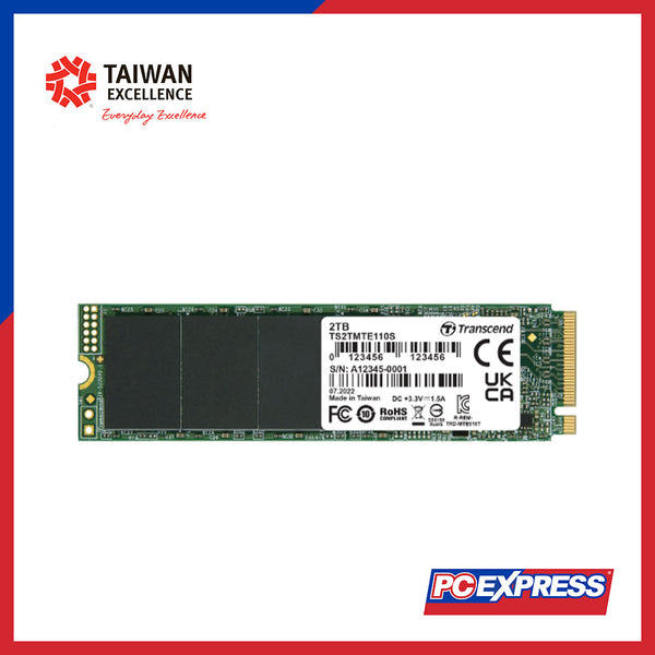TRANSCEND 512GB MTE110S PCIE NVME M.2 (TS512GMTE110S) Solid State Drive