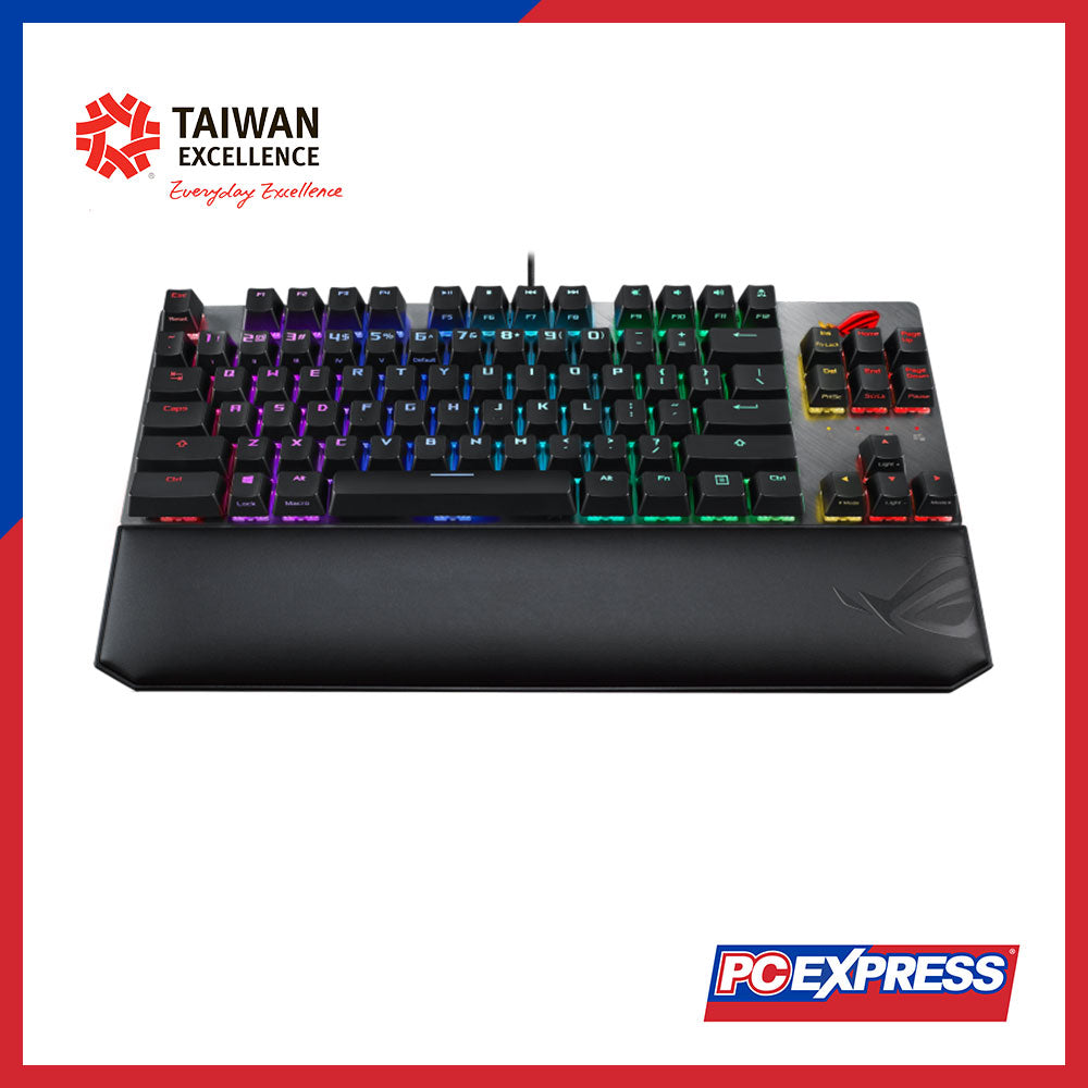 ASUS ROG STRIX SCOPE TKL Deluxe MX/NX RGB Wired Mechanical Keyboard (Red) - PC Express