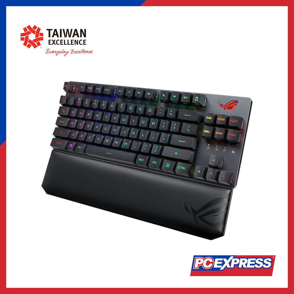 ASUS ROG STRIX SCOPE RX Tenkeyless Wireless Deluxe Switch Mechanical Keyboard (Red) - PC Express