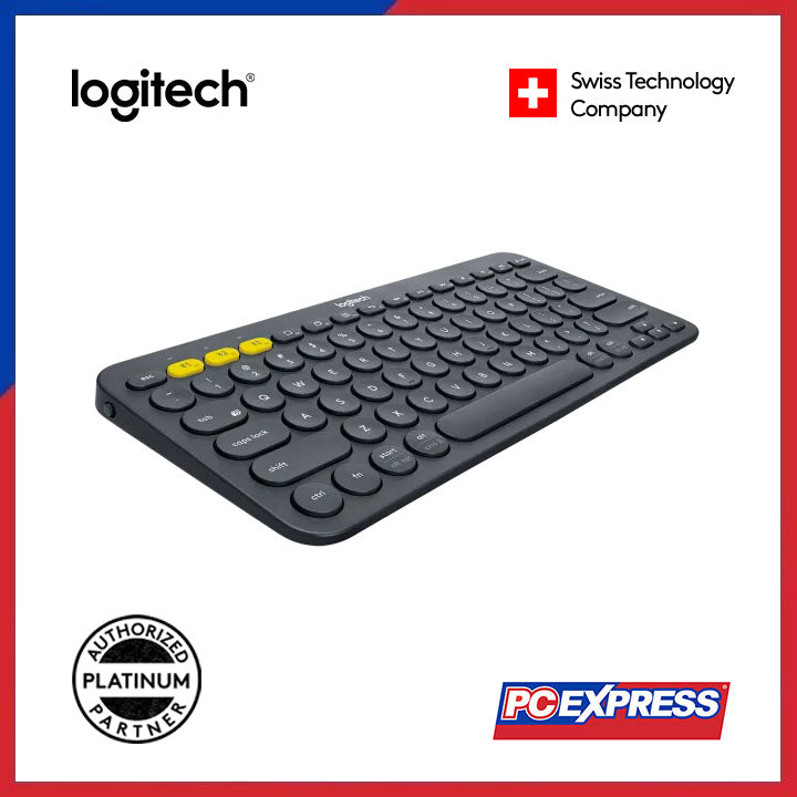 LOGITECH K380 Multi-Device Bluetooth Keyboard (Dark Gray) - PC Express