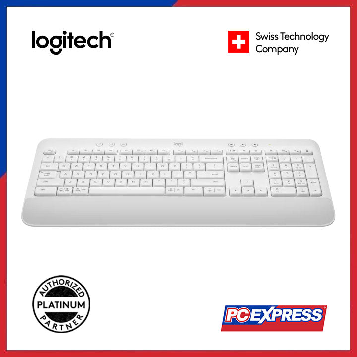 LOGITECH K650 SIGNATURE Multi-Device Wireless Keyboard (Off White) - PC Express