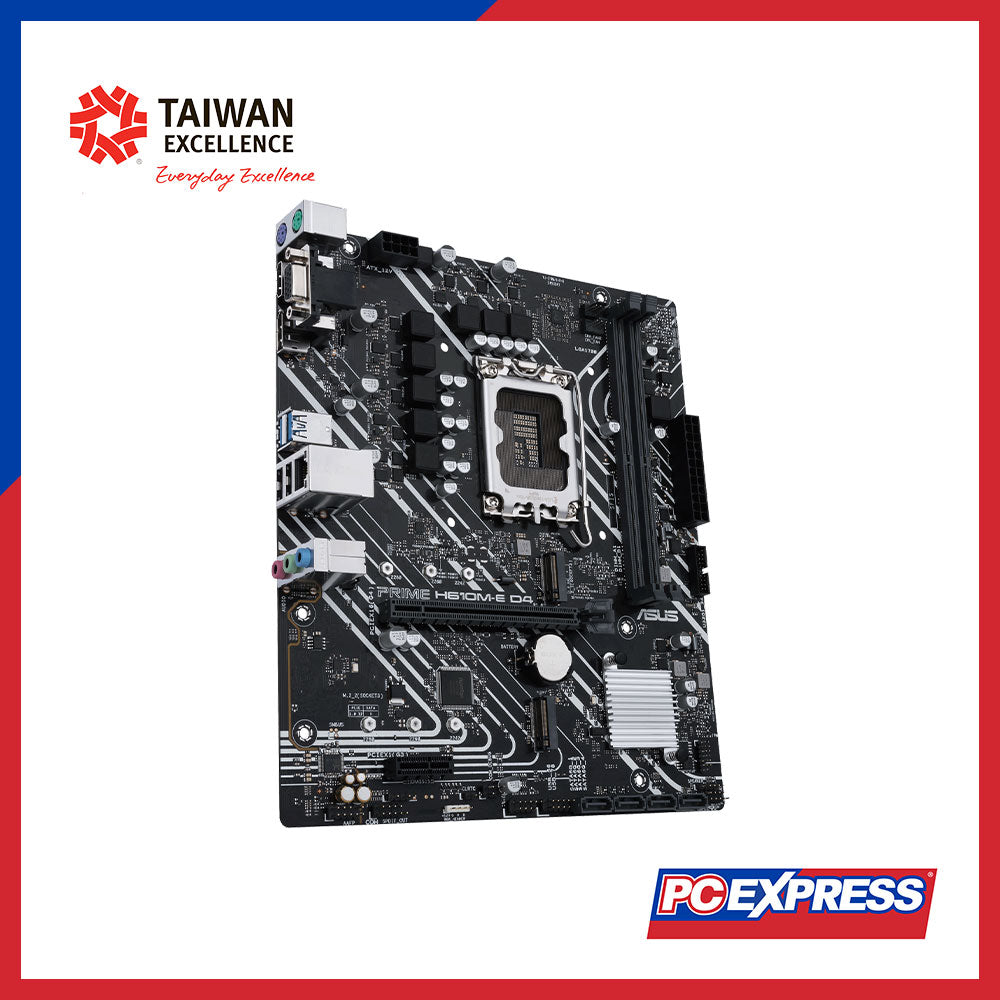 ASUS PRIME H610M-E D4 / CSM Micro ATX Motherboard - PC Express