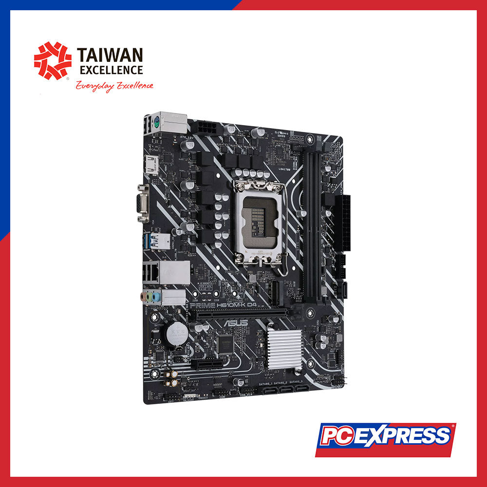 ASUS PRIME H610M-K D4 Micro ATX Motherboard - PC Express