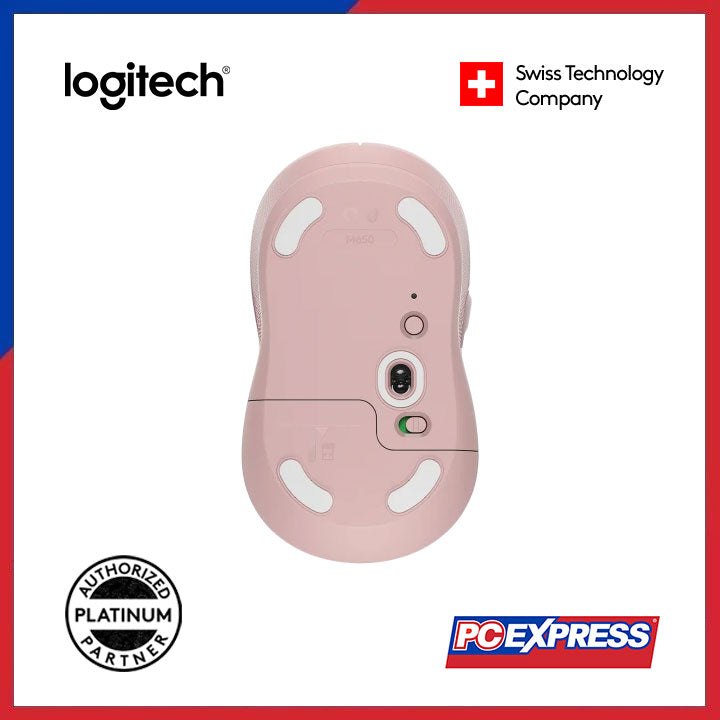 LOGITECH M650 SIGNATURE Wireless Mouse (Rose) - PC Express