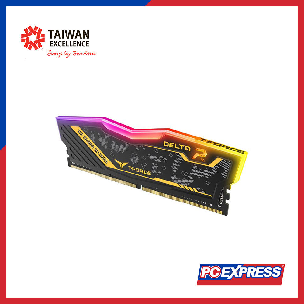 TEAM 16GB DDR4 3200MHZ TFORCE DELTA TUF RGB RAM - PC Express