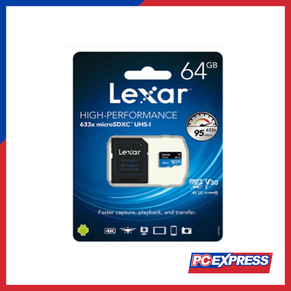 LEXAR MICRO SD 64GB LX-633X/64GB Memory Card