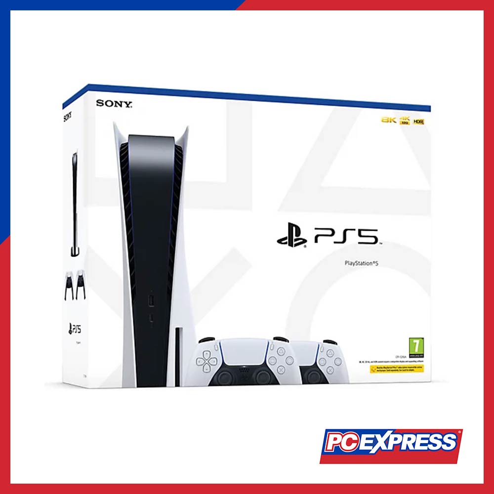 Sony PlayStation®5 Console - Two DualSense™ Wireless Controllers Bundle - PC Express