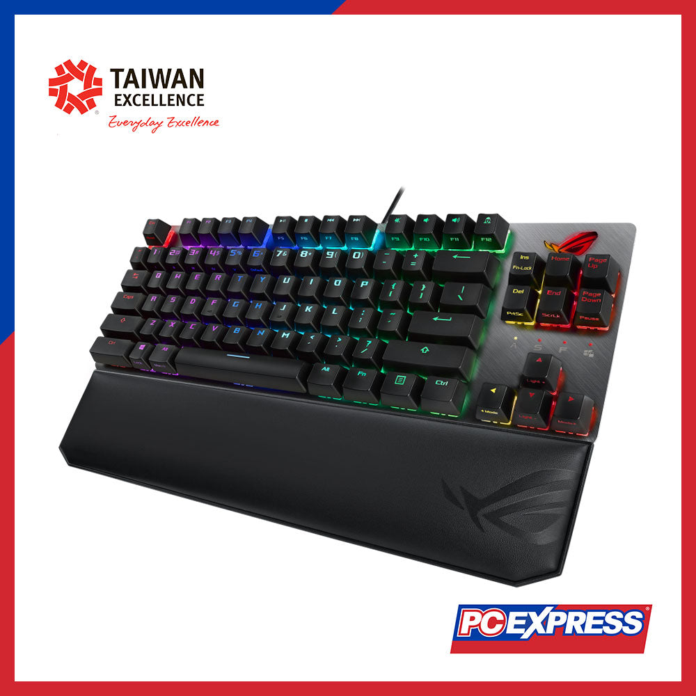 ASUS ROG STRIX SCOPE TKL Deluxe MX/NX RGB Wired Mechanical Keyboard (Red) - PC Express