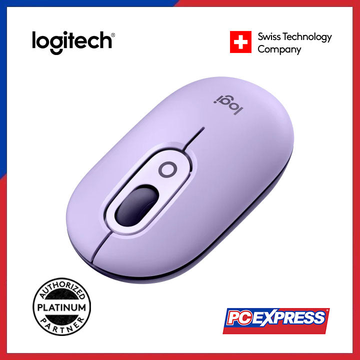 LOGITECH POP BT Wireless Mouse (Cosmos Lavander) - PC Express