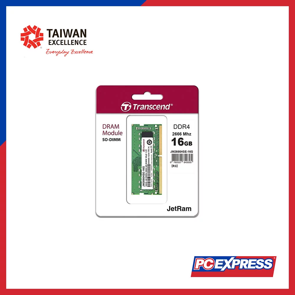 TRANSCEND 8GB DDR4 PC3200MHZ SODIMM RAM – PC Express