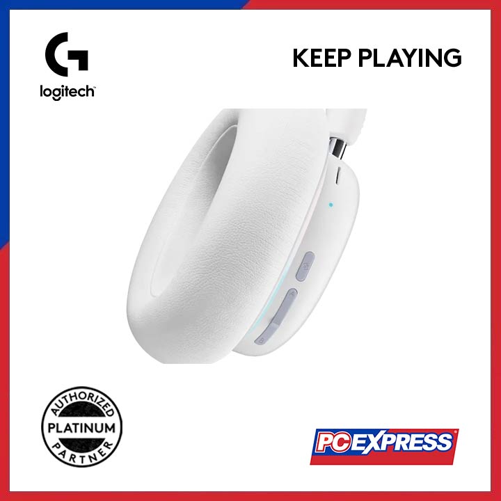 LOGITECH G735 LightSync RGB Wireless Gaming Headset (White) - PC Express