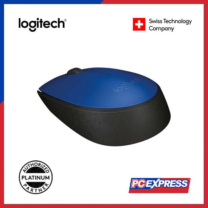 LOGITECH M171 Wireless Mouse (Blue) - PC Express