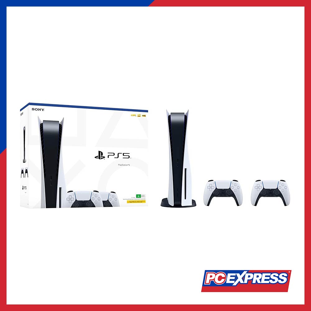 Sony PlayStation®5 Console - Two DualSense™ Wireless Controllers Bundle - PC Express
