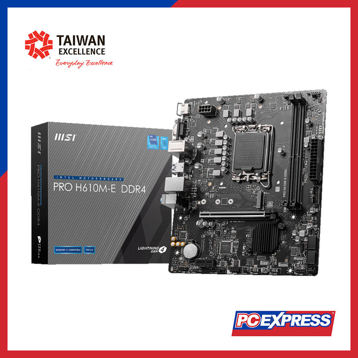 MSI PRO H610M-E DDR4 Micro-ATX Motheboard - PC Express