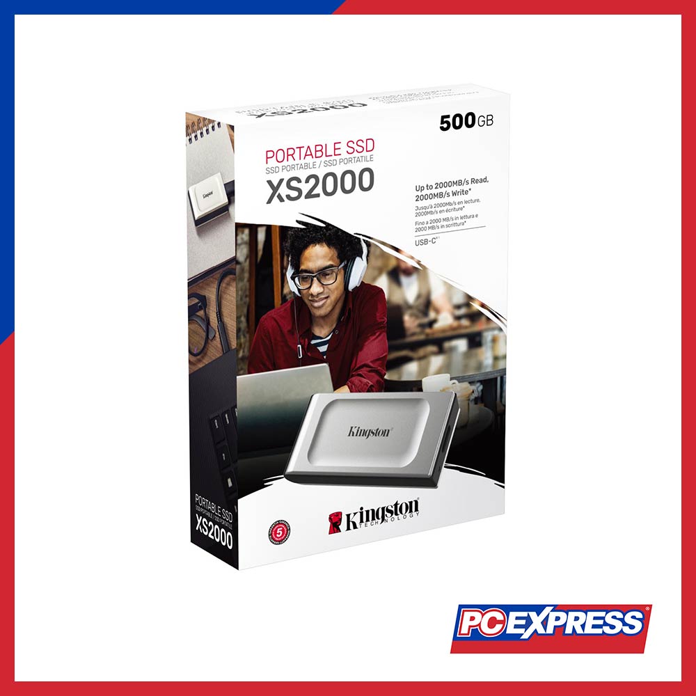 KINGSTON 500GB XS2000 External Solid State Drive - PC Express