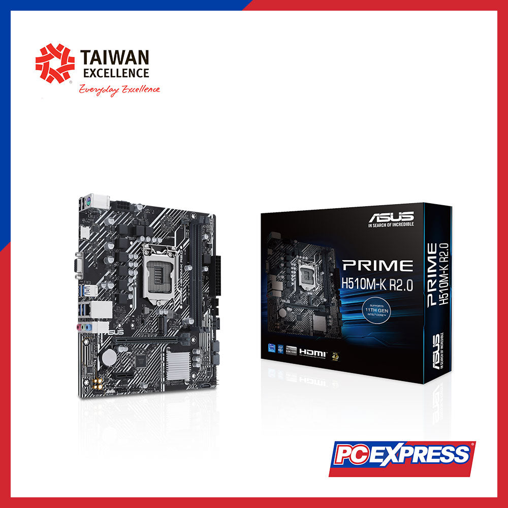 ASUS PRIME H510M-K R2.0 Micro ATX Motherboard - PC Express