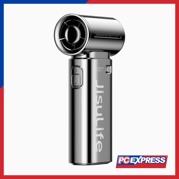 JISULIFE 9 5000 mAh Handheld Fan - Chrome Edition