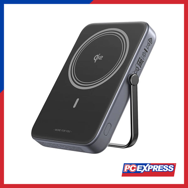 UGREEN PB764/45329 UNO 10,000MAH Mini Magnetic Wireless 20W Power Bank with Built-In Stand - Gray